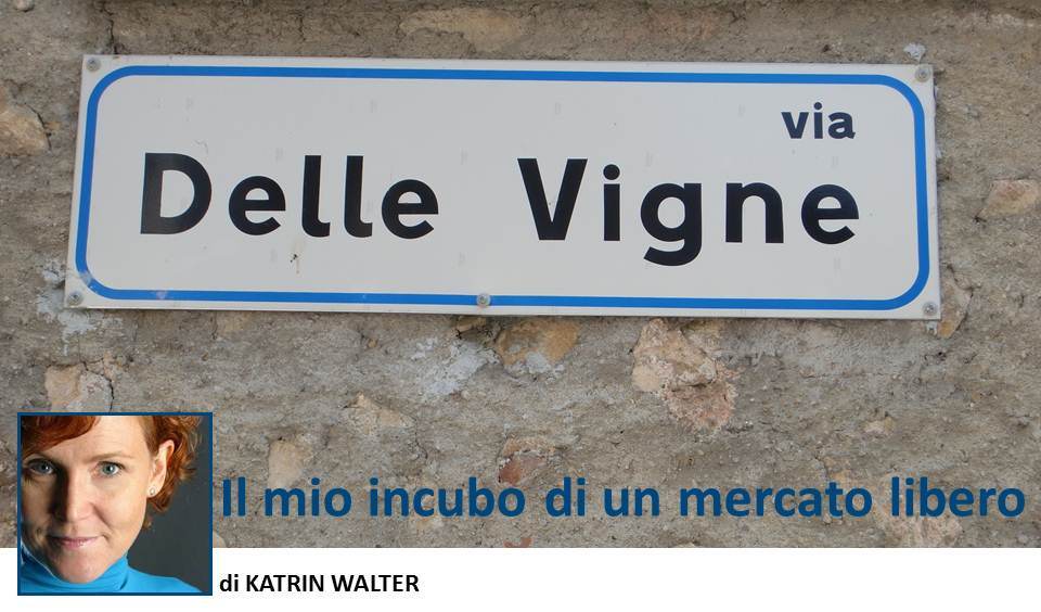 Si vede la foto iniziale dell'articolo di Katrin Walter "Il mio incubo di un mercato libero" che corrisponde ad una pagina iniziale in Facebook