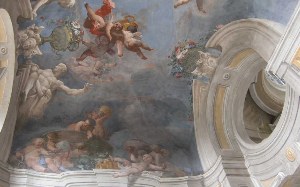 Fresco mit Weinszene in der Villa della Regina - Foto: Katrin Walter - simply walter