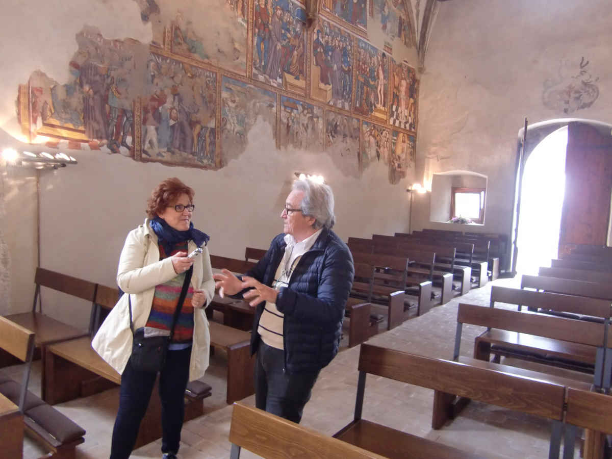 San Pietro-Kirche in Cembra (Cembratal) mit Alfonso Lettieri und Katrin Walter