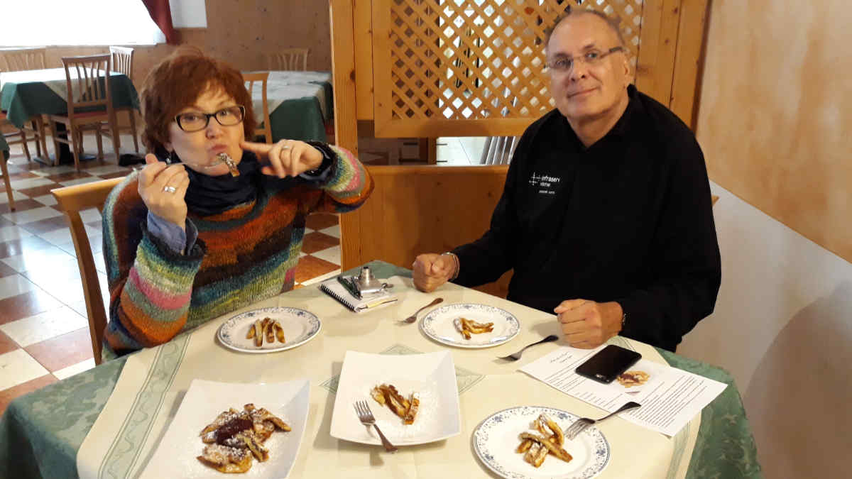 Katrin Walter und Dieter Kapitz auf Tour durch das Schlemmerland Cembratal.